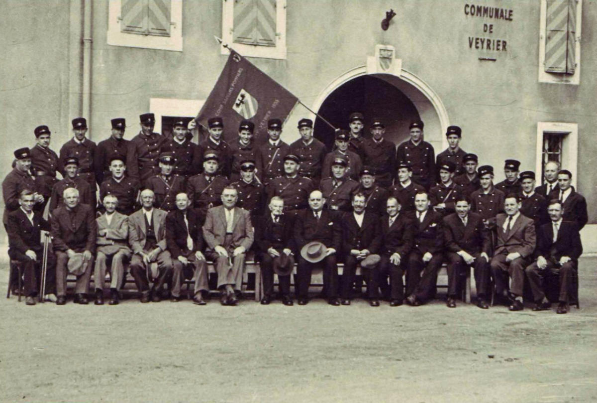 Compagnie des Sapeurs Pompoers de Veyrier 1949