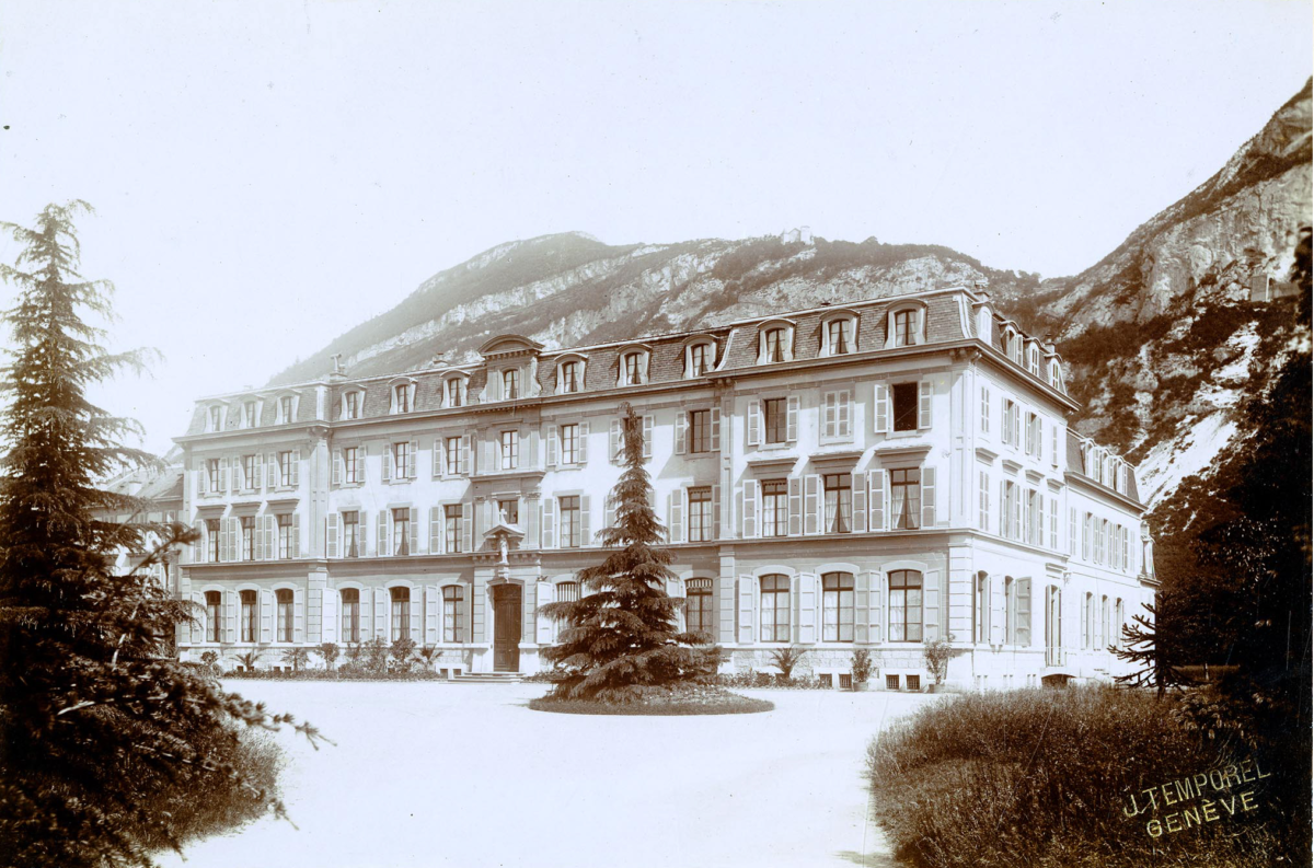Pensionnat de Bois-Salève. Coll. Bibliothèque de Genève