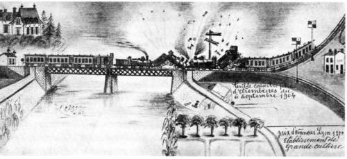 13 - L'accident de 1904, pont d'Etrembières